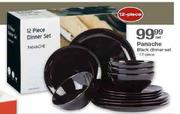 Panache Black Dinner Set-12-Piece Per Set
