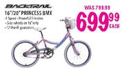 Backtrail 16"/20" Princess BMX Each