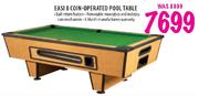 Easi 8 Coin-Operated Pool Table