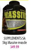 Massive Muscle Supplements SA-5kg