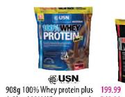 USN 100% Whey Protein Plus-908gm Each