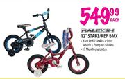Raleigh 12" Starz/Rep BMX Each