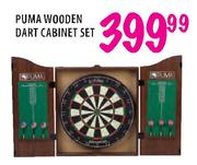 Puma Wooden Dart Cabinet Set