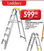 Gravity 6 Step Aluminium Ladder Each