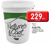 Nature Coat Acrylic PVA-20ltr