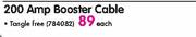 Moto 200 Amp Booster Cable Each