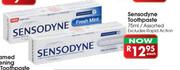 Sensodyne Toothpaste-75ml/Assorted Excludes Rapid Action Each