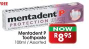 Mentadent P Toothpaste-100ml