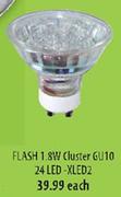 Flash 1.8W Cluster GU10 24LED-XLED2-Each