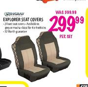 Stingrey Explorer Seat Covers-Per Set