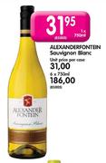 Alexanderfontein Sauvignon Blanc-750ml Each