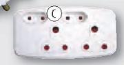 Ample choice 4 way 2x64 & 2x16A