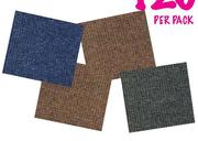 Van Dyck Econorib Carpet Tiles-2Sqm Tiles