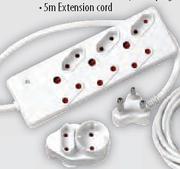 3m Extension Cord & Adaptor 