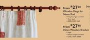 34mm Wooden Bracket-Single 