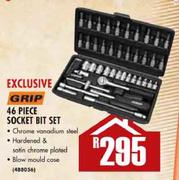 Grip Socket Bit Set-46 piece