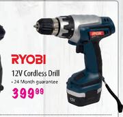 Ryobi 12V Cordless Drill