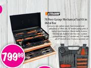 Stramm Garage Mechanical Tool Kit In Metal Box-78 Piece