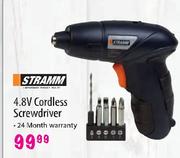 Stramm 4.8V Cordless Screwdriver