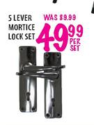 5 Lever Mortice Lock Set-Per Set