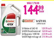 Castrol GTX Mileage Oil-5Ltr Each