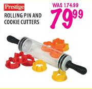 Prestige Rolling Pin And Cookie Cutters