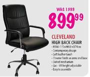 Cleveland High Back Chair