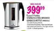 Russell Hobbs Stainless Steel Brushed Cordless Kettle (RHBK016)