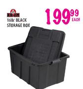 Big Jim Black Stiorage Box-160Ltr Each