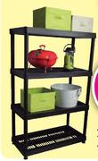 4 Tier Plastic Shelf-80Kg