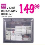 Simple Choice Energy Saving Floodlight-2x20W