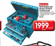 Makita 14.4 Impact Drill Kit Plus 116 Piece Accessory Set-82810WPETC Per Set