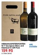 Hermanuspietersfontein Nr 7 Sauvignon Blanc And Kleinboet In Gift Pack-2X750ml