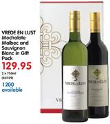 Vrede En Lust Mochalate Malbec And Sauvignon Blanc In Gift Pack-2X750ml