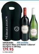 Vergelegen Sauvignon Blanc And Merlot/Cabernet Sauvignon In Gift Bag-2X750ml