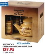 Sedgwick's Old Brown And Kettle In Gift Pack-2X750ml