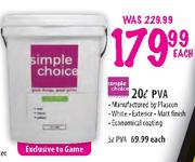 Simple Choice PVA-20L Each