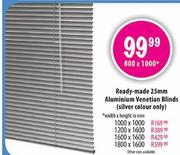 Ready-made Aluminium Venetian Blinds-25mm, Size-1600*1600