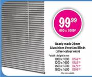Ready-made Aluminium Venetian Blinds-25mm, Size-1000*1000