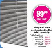 Ready-made Aluminium Venetian Blinds-25mm, Size-1200*1600