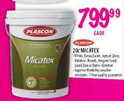 Plascon Micatex-20Ltr Each