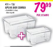  Alpha Box Combo-47Ltr + 13Ltr-Per Combo 