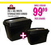  Big Jim Delta Storage Box Combo-30Ltr + 60Ltr-Per Combo 
