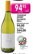 Township Winery Sauvignon Blanc - 6 x 750ml