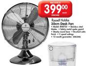 Russell Hobbs Desk Fan-30cm RHDF30 Each
