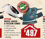 Ryobi Mouse Sander & Vacuum Combo