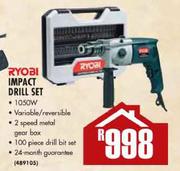Ryobi Impact Drill Set