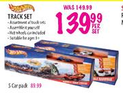  Hot Wheels Track Set-5 Car Pack
