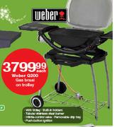 Weber Q200 Gas Braai On Trolley-Each