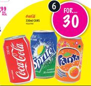 Coca Cola Cans-6x330ml